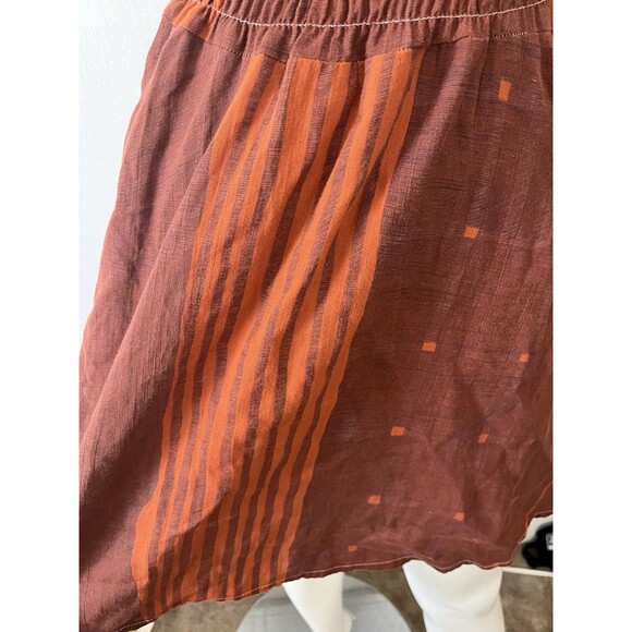 Womens Western Fairy Pinup Dress S Red Mod Halter Retro Rockabilly Ranch Boho - Picture 5 of 11